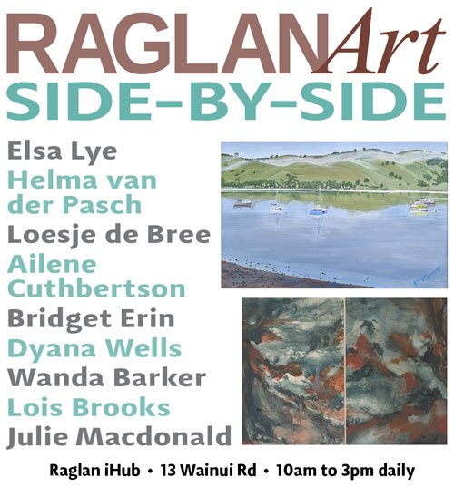 Raglan Art side-by-side exhibition, April 2023